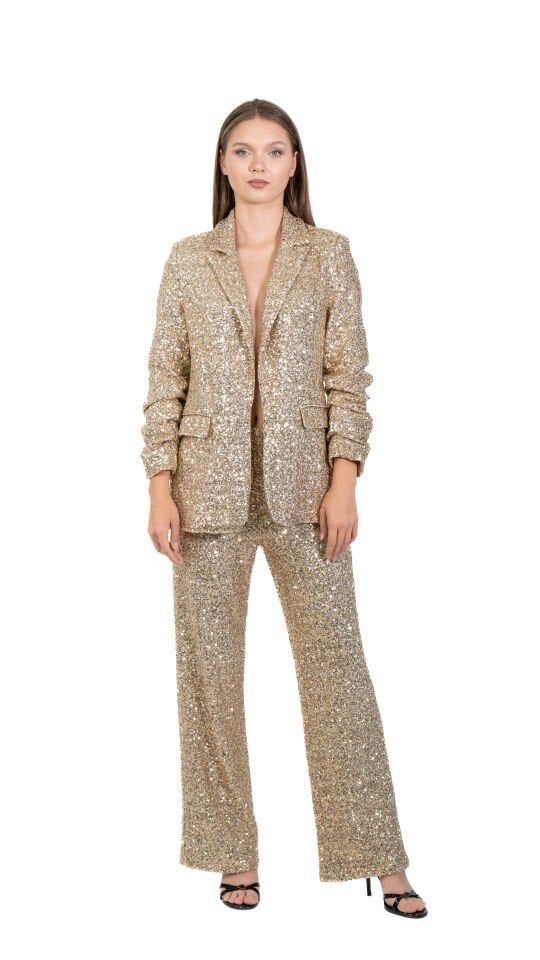 Gold Payet Ceket
