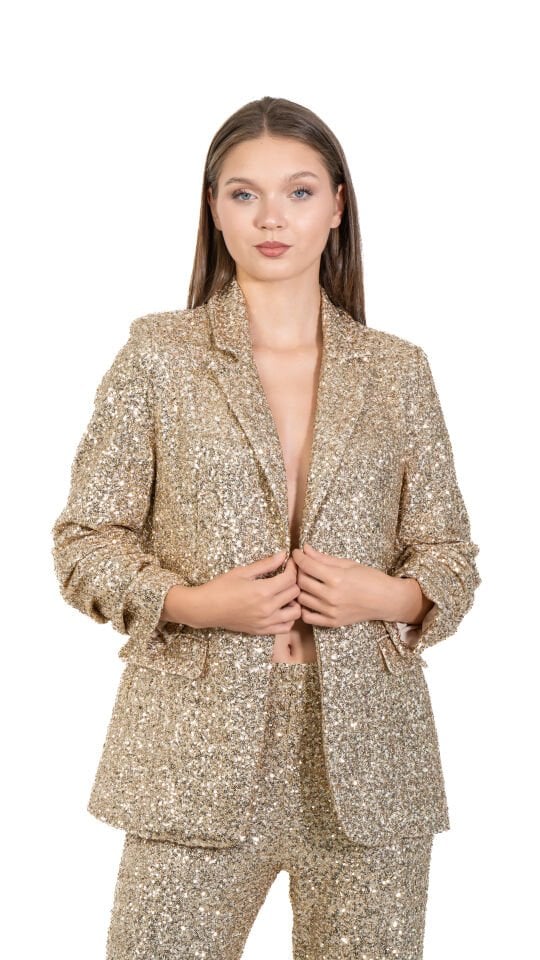 Gold Payet Ceket